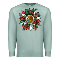 Seafoam Mexican Sunflower Premium Sweatshirt - texasbilliewilder