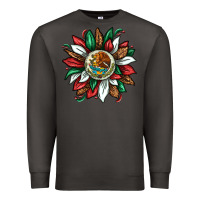 Smoke Mexican Sunflower Premium Sweatshirt - texasbilliewilder