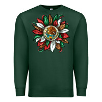 Sports Green Mexican Sunflower Premium Sweatshirt - texasbilliewilder