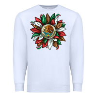 White Mexican Sunflower Premium Sweatshirt - texasbilliewilder