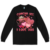 Black concha see te amo  i love you Long Sleeve Tee - MaliasSmallBusiness