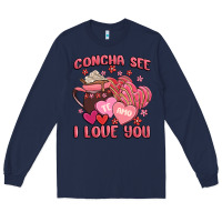 Navy concha see te amo  i love you Long Sleeve Tee - MaliasSmallBusiness