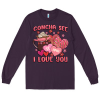 Plum concha see te amo  i love you Long Sleeve Tee - MaliasSmallBusiness