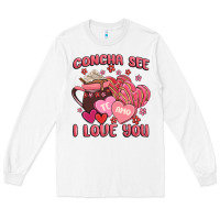White concha see te amo  i love you Long Sleeve Tee - MaliasSmallBusiness