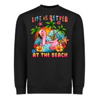Black life is better at the beach Heavyweight Sweatshirt - MaliasSmallBusiness