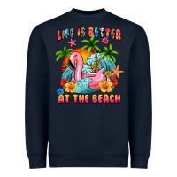 Navy life is better at the beach Heavyweight Sweatshirt - MaliasSmallBusiness