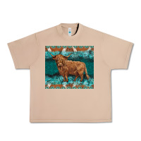 Burro turquoises gemstones cowhide highland cow Urban Heavy Tee - BarkalooDesign