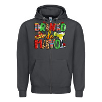 Smoke drinko de mayo Zipper Hoodie - LillyAllenDesigns