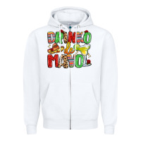 White drinko de mayo Zipper Hoodie - LillyAllenDesigns