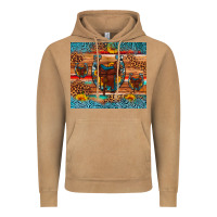 Vintage Camel saddle horseshoe leopard sunflower Vintage Hoodie - Artiststas
