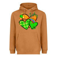 Meerkat st patricks day hearts png Heavyweight Hoodie - NancyCooperArtShop