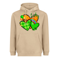 Mushroom st patricks day hearts png Heavyweight Hoodie - NancyCooperArtShop