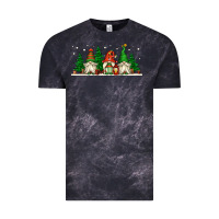 Cloud Black Christmas gnomes Vintage Tee - Jasminsmagicworld