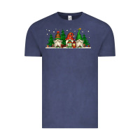Vintage Denim Christmas gnomes Vintage Tee - Jasminsmagicworld