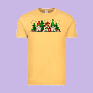 Christmas Gnomes Vintage Tee Designed By Jasminsmagicworld