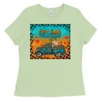 Matcha farm fresh pumpkins tumbler Ladies Tee - RanaPortraitStore