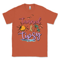 Copper tanned and tipsy Classic Tee - MaliasSmallBusiness