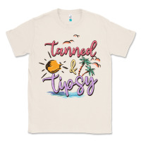 Natural tanned and tipsy Classic Tee - MaliasSmallBusiness