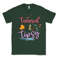 Sports Green tanned and tipsy Classic Tee - MaliasSmallBusiness