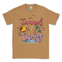 Toasted Coconut tanned and tipsy Classic Tee - MaliasSmallBusiness
