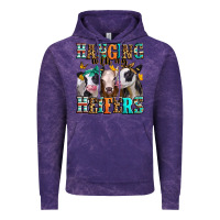 Cloud Purple hanging with my heifers Vintage Hoodie - Jasminsmagicworld