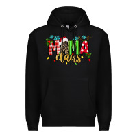 Black mama claus Premium Hoodie - texasbilliewilder