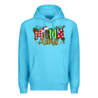 Ocean Blue mama claus Premium Hoodie - texasbilliewilder