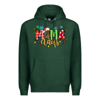 Sports Green mama claus Premium Hoodie - texasbilliewilder