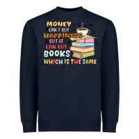 Navy money can't buy happiness but it can buy books Heavyweight Sweatshirt - MaliasSmallBusiness