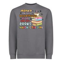 Storm money can't buy happiness but it can buy books Heavyweight Sweatshirt - MaliasSmallBusiness