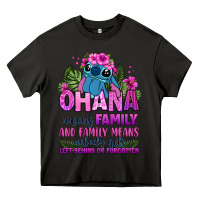Asphalt ohana means family Heavy Core Tee - Zillion Design Studio