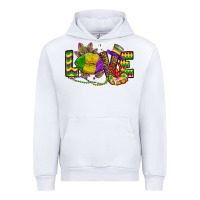 White love lips mardi gras Urban Hoodie - OliviaCreatesArt