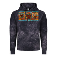 Cloud Black saddle horseshoe  sunflower leopard license plate Vintage Hoodie - Artiststas