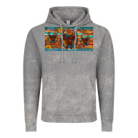 Cloud Rock saddle horseshoe  sunflower leopard license plate Vintage Hoodie - Artiststas