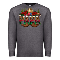 Charcoal Heather Papa Premium Sweatshirt - texasbilliewilder