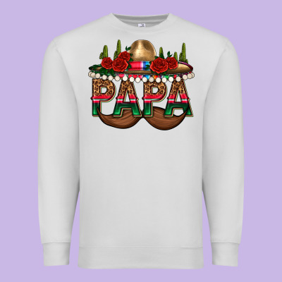 Papa Premium Sweatshirt Designed By Texasbilliewilder