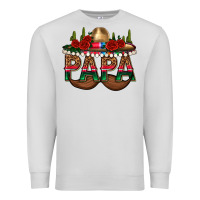 Dove Grey Papa Premium Sweatshirt - texasbilliewilder