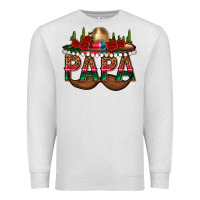 Oatmeal Heather Papa Premium Sweatshirt - texasbilliewilder