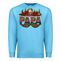 Ocean Blue Papa Premium Sweatshirt - texasbilliewilder