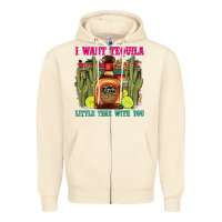 Sandshell i want tequila little time with you Zipper Hoodie - LillyAllenDesigns