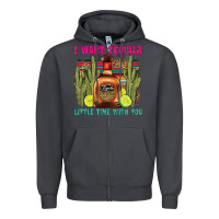 Smoke i want tequila little time with you Zipper Hoodie - LillyAllenDesigns