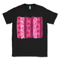 Black breast cancer brushstroke Classic Tee - AdoDesignShop