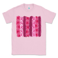 Bubblegum Pink breast cancer brushstroke Classic Tee - AdoDesignShop