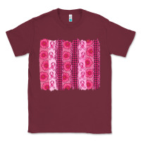 Burgundy breast cancer brushstroke Classic Tee - AdoDesignShop