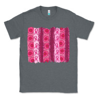Charcoal Heather breast cancer brushstroke Classic Tee - AdoDesignShop