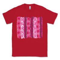 Red breast cancer brushstroke Classic Tee - AdoDesignShop