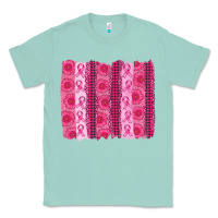Seafoam breast cancer brushstroke Classic Tee - AdoDesignShop