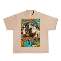 Burro Western Ranch Life Mustang Horse Urban Heavy Tee - LillyAllenDesigns