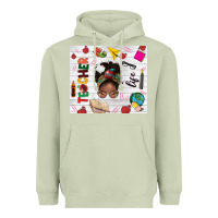 Matcha afro teacher life Heavyweight Hoodie - NancyCooperArtShop