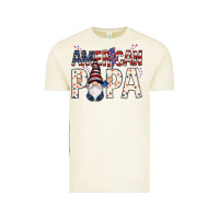 Vintage Arctic american papa with gnome Vintage Tee - NancyCooperArtShop